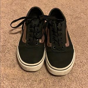 Lightly used Womens Rose Gold Vans